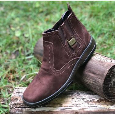 Bota Caterpillar Feminina Couro legítimo Lançamento confortável + palmilha  em gel e meia de brinde em Promoção na Americanas