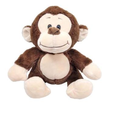Imagem de Macaco De Pelúcia Marrom Escuro 21 Cm Alt - Fizzy Toys