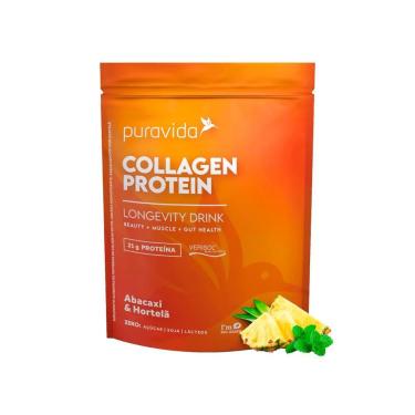 Imagem de Collagen Protein (450g) Abacaxi C/ Hortelã Puravida-Unissex