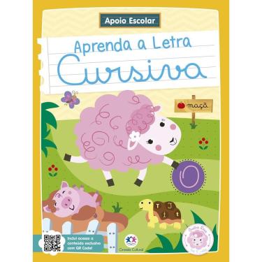 Imagem de Apoio Escolar - Aprenda a letra cursiva