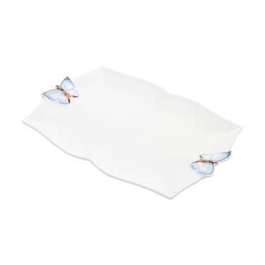Imagem de TRAVESSA PORCELANA BORBOLETAS 30x20x3cm