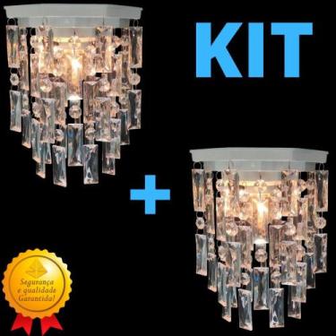 Imagem de 2 Lustre Para Cozinha Moderna Luminária Residencial Decoração Plafon D