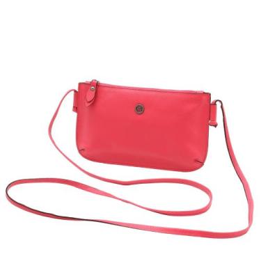 Imagem de Bolsa De Couro Legítimo Transversal Feminina Mariart Bruna