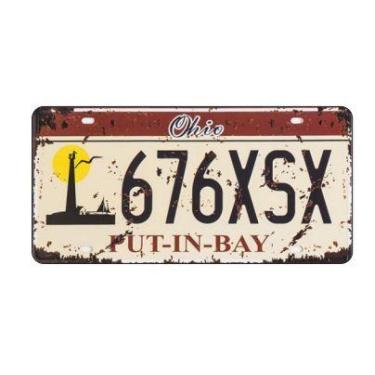 Imagem de Placa Carro Decorativa Enfeite Ohio Mdf Madeira - Atacadão do Artesana