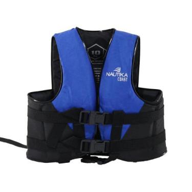 Imagem de Colete Salva Vidas Nautika Coast Até 40KG Azul e Preto