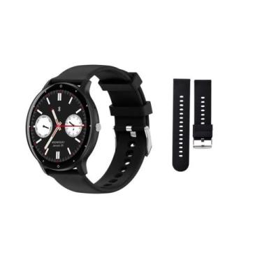Imagem de Smartwatch Peje ZW02 Pro a Prova D'água Ameled Pulseira Extra, Preto