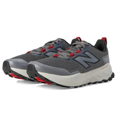 Imagem de New Balance Tênis de corrida masculino Fresh Foam X Garoé V2 Trail, Castlerock/vermelho verdadeiro/cinza ardósia, 7 X-Wide