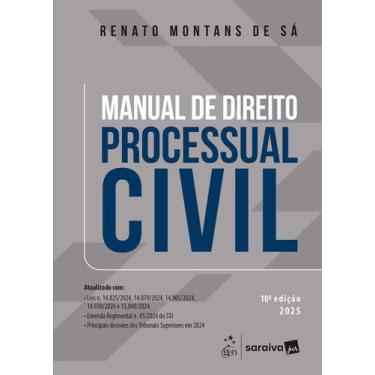 Imagem de Livro - Manual de Direito Processual Civil - 10ª Edição 2025