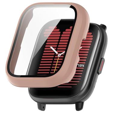 Imagem de NSmart - Capa Case Bumper de proteção compatível com Amaz fit Active (Rosa, Active)