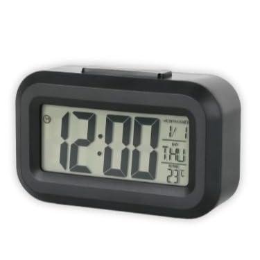 Imagem de Despertador Digital de Mesa com Sensor de Luminosidade, Quarto e Escritório(Preto)