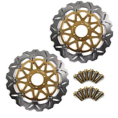 Imagem de Discos de freio dianteiros Arashi Rotores com parafusos de montagem para Yamaha TZR250 89-92, YZF750R 93-97, YZF750SP 93-97, FZR750R 89-92, FZR1000 EXUP 90-95, FZR1000 GENESIS 89-92, FZR1000 EXUP 90