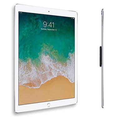 Imagem de Suporte magnético para telefone de parede, suporte de telefone para carro, suporte de suporte para celular, sem bordas, para todos os telefones de menos de 1980 g, iPad Pro, Galaxy Tab/Note, Nexus, suporte de parede de superfície, Preto