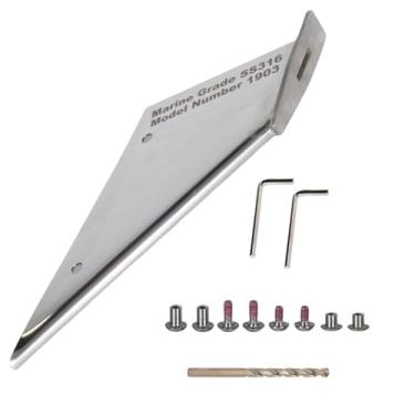 Imagem de Boat Marine 27341 Kit protetor de tampa de aço inoxidável para Mercury 40 50 60 HP 2 4 tempos 1991 - substituição de motores de popa 27341 1903