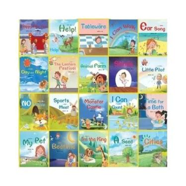 Imagem de Conjunto De Livros Ilustrados Para Aprendizado Precoce De Inglês Para 