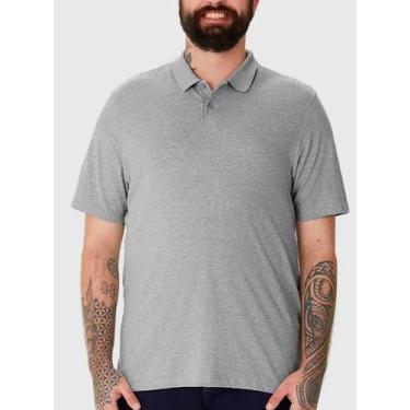 Imagem de Camisa Polo Malwee 1000087849 Masculina Plus Size Meia Malha T. G1/G3,