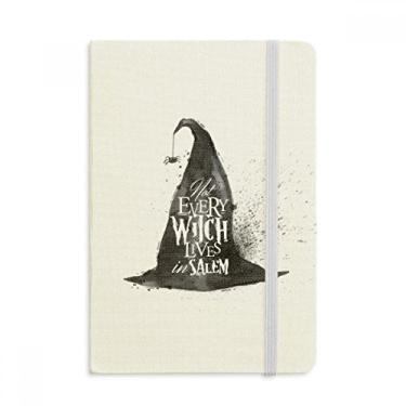 Imagem de Ink Effect chapéu de feiticeiro dia das bruxas caderno oficial de tecido capa dura diário clássico