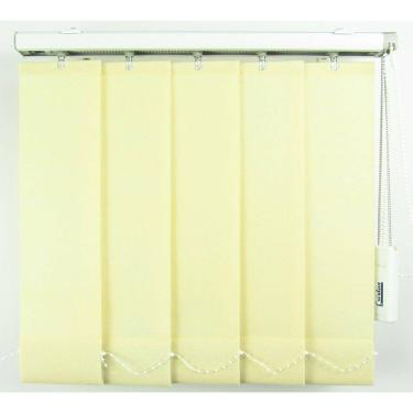 Imagem de Persiana Vertical Em Tecido Crisdan Largura 2,00 X 2,30 Altura Creme