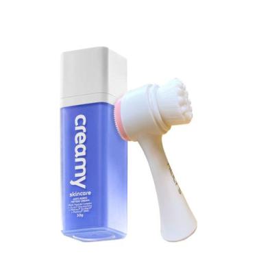 Imagem de Kit Creamy Skincare Anti-Aging Peptide Cream e Escova de Limpeza Facia