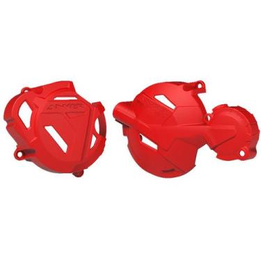 Imagem de Protetor De Tampas Do Motor Crf 250 F Anker - Generico, vermelho