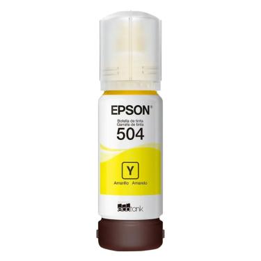 Imagem de Refil Tanque Tinta EPSON T504 Amarelo - T504422-BR