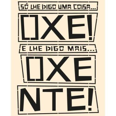 Imagem de Stencil Pintura Coleção Nordeste Só Te Digo 21,1x17,2 Stm-736 Litoarte