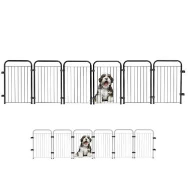 Imagem de Cercado Caes Pet Cachorro Grade Cerca 6 Módulos 51 cm Altura - Utility