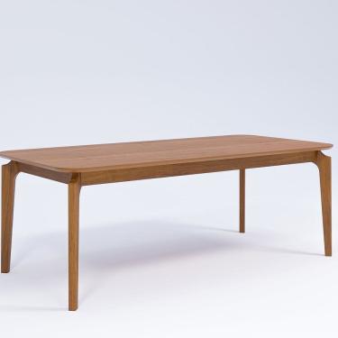 Imagem de Mesa Ficus Natuame 77cm  x100cm x 210cm Tampo em MDF Madeira/Cinamomo
