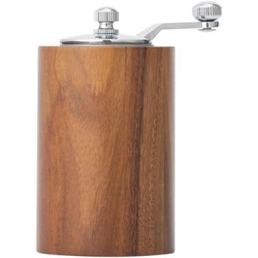 Imagem de Moedor portátil com manivela, moedor de café com espessura ajustável, sal marinho e moedor de pimenta Sichuan (alto)