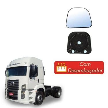 Imagem de Vidro Retrovisor Auxiliar Scania S4 S5 Com Desembaçador - Globo