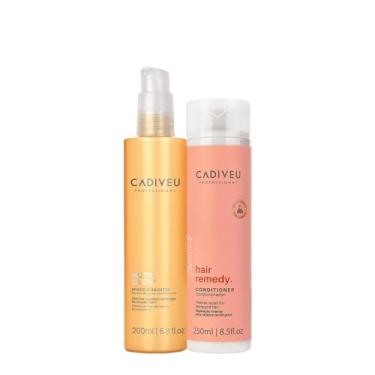 Imagem de Kit Cadiveu Essentials Hair Remedy Shampoo e Nutri Glow Booster (2 produtos)