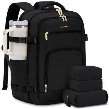 Imagem de Mochila de viagem LOVEVOOK Carry on 50L à prova d`água para laptop de 18"