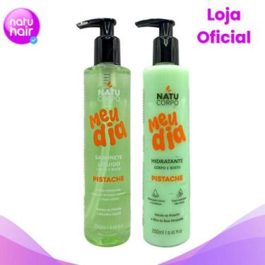 Imagem de Kit Sabonete Líquido Pistache 250ml + Hidratante Pistache 250ml - Natu