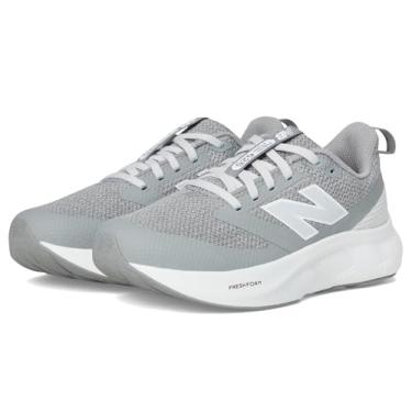 Imagem de New Balance Tênis de corrida unissex infantil Fresh Foam 625 V1 com cadarço, Cinza ardósia/cinza/branco, 16