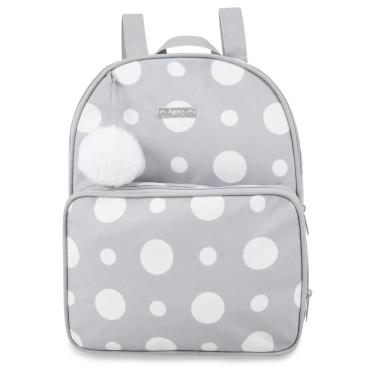 Imagem de Mochila Maternidade Pompom - Cinza - Hug