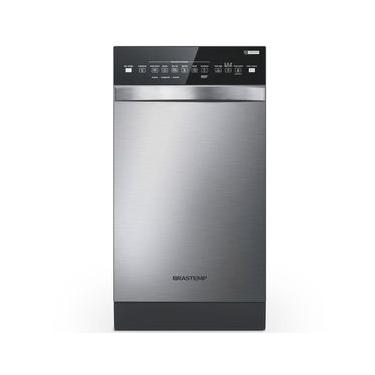Imagem de Lava-Louças 10 Serviços Brastemp Cor Inox com Ciclo Pesado - BLF10BR