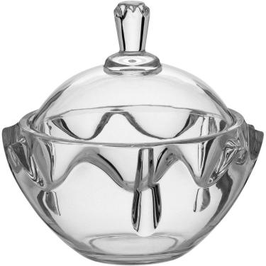 Imagem de Cancan Potiche 18X18X18Cm Vidro Transp Com Tampa