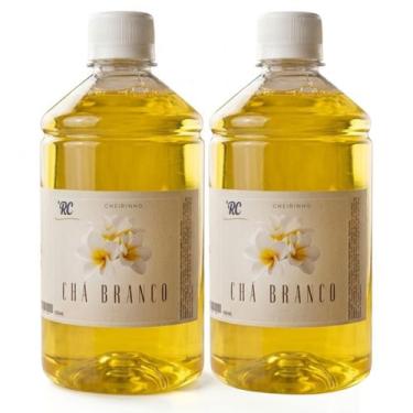 Imagem de Kit 2 Cheirinho de Ambiente Chá Branco RC 500ml cada - RC Produtos De 