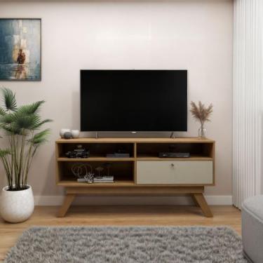 Imagem de Rack para TV até 50 Polegadas 135,8cm 1 Porta Houston - Valdemóveis