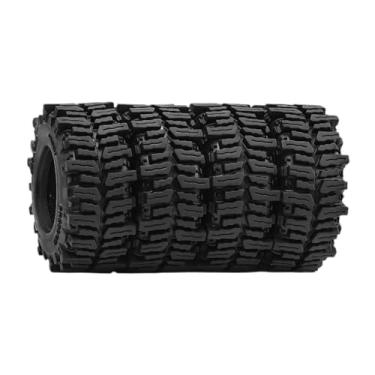 Imagem de Milageto 4 peças de pneus de esteira rolante de 1,3 polegadas 1/18 RC, acessórios de pneus de carro, de roda para brinquedos de controle remoto SCX24