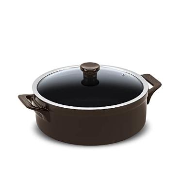 Imagem de Ceraflame Cacarola Baixa Clear 28Cm 4800Ml Chocolate