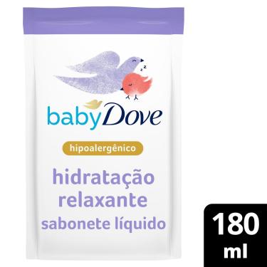 Imagem de Sabonete Líquido Baby Dove Hidratação Relaxante Refil com 180ml 180ml