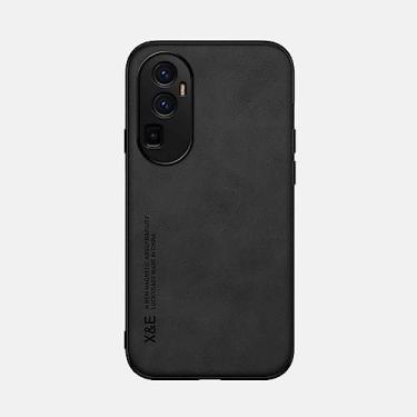 Imagem de Kepuch Silklike Capa para Oppo Reno 10 Pro - Case Placa de Metal Embutida para Oppo Reno 10 Pro - Preto