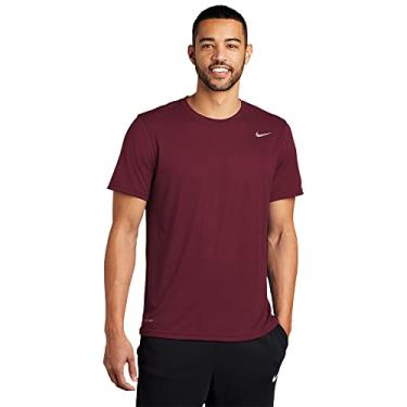 Imagem de Nike Camisa masculina Legend Dri-Fit manga curta (marrom escuro, 3GG)