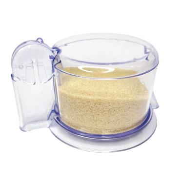 Imagem de Açúcareiro Plástico Transparente Mesa Posta Keita