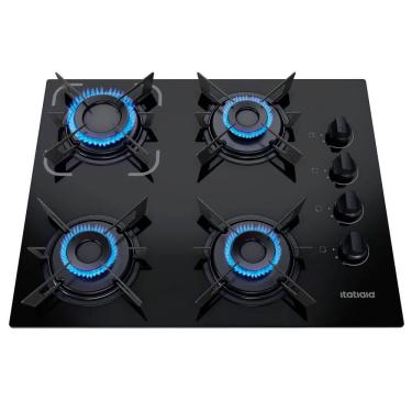 Imagem de Cooktop Itatiaia Electra 4 Bocas Com Mesa de Vidro Temperado e Acendimento Superautomático