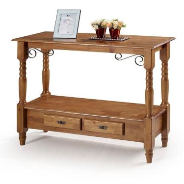 Imagem de Aparador Pé Torneado 2 Gavetas Inferior - M51028 Garapa - Verniz