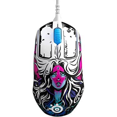 Imagem de SteelSeries Prime Neo Noir – Mouse para jogos FPS – Sensor óptico TrueMove Pro de 18.000 CPI – 5 botões programáveis – Interruptores ópticos magnéticos – Iluminação RGB prisma brilhante
