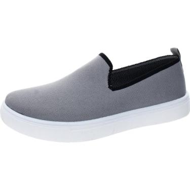 Imagem de Kenneth Cole Tênis feminino de malha Kam Slip on, Cinza claro, 34