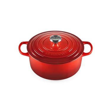 Imagem de Le Creuset Panela Redonda 26 cm Ferro Fundido Esmaltado Signature Vermelho