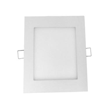 Imagem de Plafon Painel Foxlux LED 12cm Quadrado Embutir 6w 6,5k